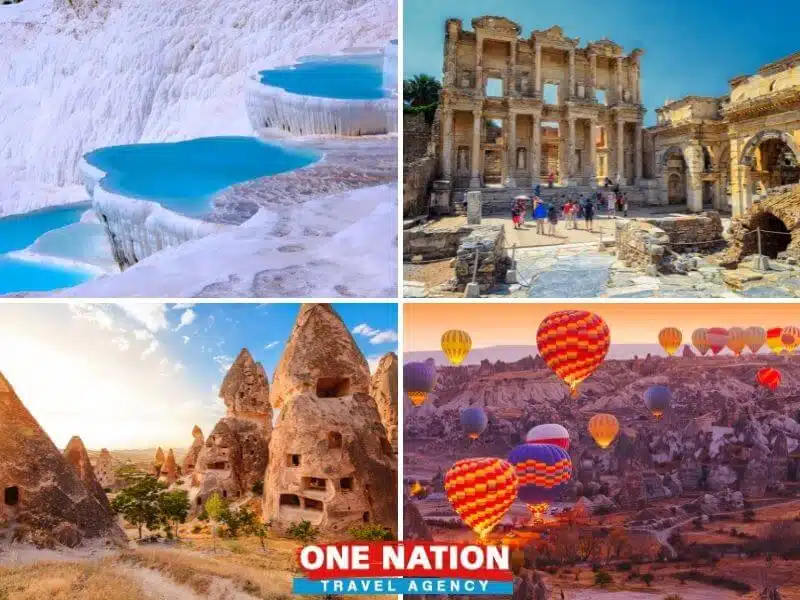4 Days Pamukkale, Ephesus, and Cappadocia Tour from Istanbul by Plane