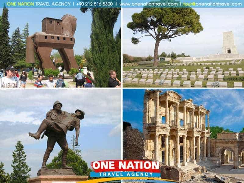 3 Days Tour of Gallipoli, Troy & Ephesus (Tour starts from Istanbul and ends in Kusadasi or Izmir)