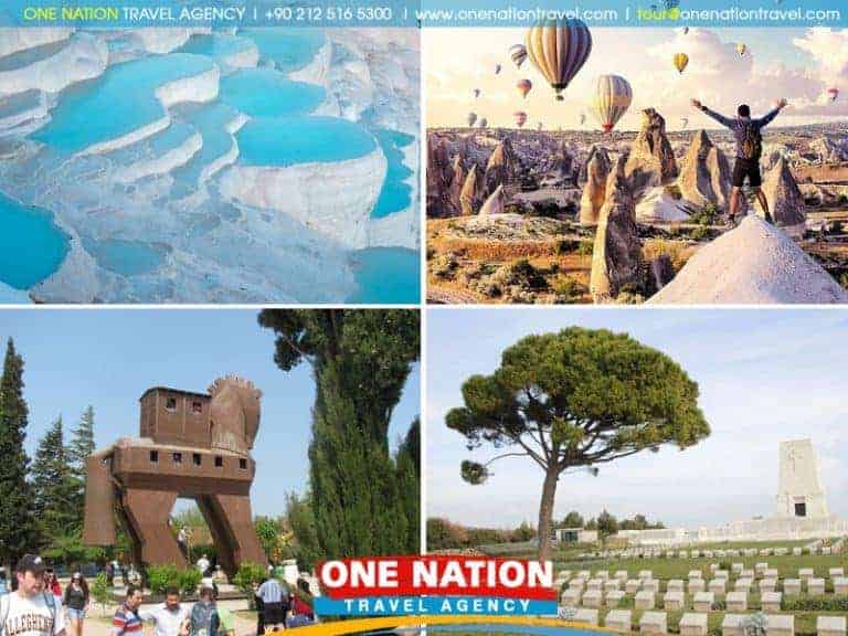 10-Day Istanbul, Gallipoli, Troy, Pergamon, Ephesus, Pamukkale & Cappadocia Tour