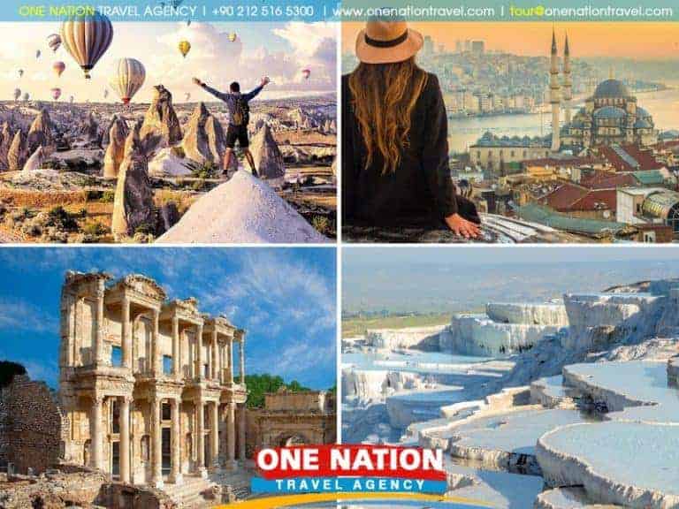 6 Days Istanbul, Cappadocia, Pamukkale and Ephesus Tour with Flights
