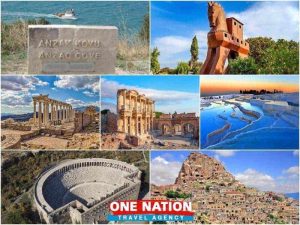 9 Days Gallipoli Troy Pergamon Ephesus Pamukkale Antalya and Cappadocia Tour
